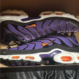 Nike Air Max Plus Purple and Black Sneakers